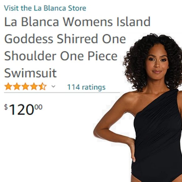 LA BLANCA Island Goddess Shirred One Shoulder One Piece 🏖️  NEW WITH TAG… - Picture 10 of 12
